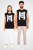 Shining Siyah Unisex  Kolsuz Tişört