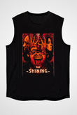 Shining Siyah Unisex Kolsuz Tişört