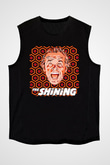 Shining Siyah Unisex Kolsuz Tişört