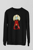Shining Siyah Unisex Sweatshirt