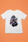 Shredder Rocker Baskılı Beyaz Unisex Çocuk Tshirt