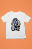 Shredder Street Bastard Baskılı Beyaz Unisex Çocuk Tshirt
