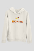 Sigarayı Bırakma Günü Baskılı Beyaz Unisex Kapüşonlu Sweatshirt