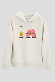Sigarayı Bırakma Günü Baskılı Beyaz Unisex Kapüşonlu Sweatshirt