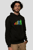 Sihirbaz Siyah Unisex Kapüşonlu Sweatshirt