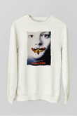 Silence of the Lambs Beyaz Unisex Sweatshirt