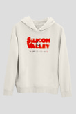 Silicon Valley Beyaz Unisex Hoodie