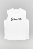 Silicon Valley Beyaz Unisex Kolsuz Tişört