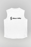 Silicon Valley Beyaz Unisex Kolsuz Tişört