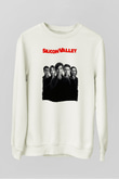 Silicon Valley Beyaz Unisex Sweatshirt