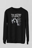 Sisters Of Mercy Baskılı Unisex Siyah Sweatshirt