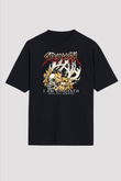 Skeletonwitch Siyah Unisex Oversize Tişört T-Shirt