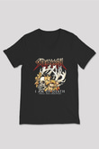 Skeletonwitch Siyah Unisex V Yaka Tişört T-Shirt