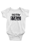 Skid Row Baskılı Beyaz Unisex Bebek Body - Zıbın