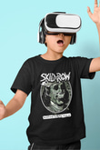 Skid Row Baskılı Unisex Siyah Çocuk Tişört - Tshirt