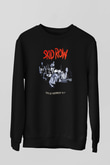 Skid Row Baskılı Unisex Siyah Sweatshirt