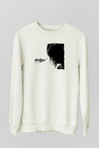 Skillet Baskılı Beyaz Unisex Sweatshirt