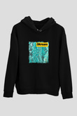 Skream Baskılı Unisex Siyah Hoodie
