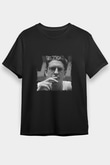 Skream Baskılı Unisex Siyah Tişört