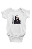 Skrillex Baskılı Beyaz Bebek Body - Zıbın