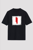 Skrillex Baskılı Unisex Oversize Siyah Tişört