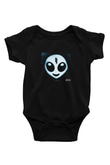 Skrillex Baskılı Unisex Siyah Bebek Body - Zıbın