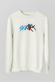 Skrillex Beyaz Unisex Sweatshirt