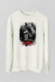 Skrillex Beyaz Unisex Sweatshirt