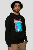Skrillex Siyah Unisex Kapüşonlu Sweatshirt