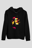 Skrillex Siyah Unisex Kapüşonlu Sweatshirt