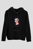 Skrillex Siyah Unisex Kapüşonlu Sweatshirt