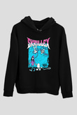 Skrillex Siyah Unisex Kapüşonlu Sweatshirt