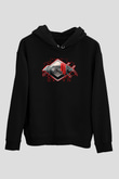 Skrillex Siyah Unisex Kapüşonlu Sweatshirt