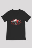 Skrillex Siyah Unisex V Yaka Tişört