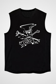 Slash Siyah Unisex Kolsuz Tişört