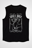 Slash Siyah Unisex Kolsuz Tişört