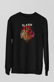 Slash Siyah Unisex Sweatshirt