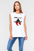 Sleeping with Sirens Beyaz Unisex Kolsuz Tişört