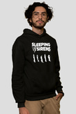 Sleeping with Sirens Siyah Unisex Kapşonlu Sweatshirt