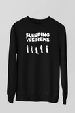 Sleeping with Sirens Siyah Unisex Sweatshirt