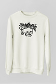 Slightly Stoopid Beyaz Unisex-Fabrikası Sweatshirt