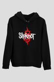 Slipknot Siyah Unisex Kapşonlu Sweatshirt