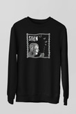 Slowdive Baskılı Unisex Siyah Sweatshirt