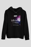 Snake Siyah Unisex Kapüşonlu Sweatshirt