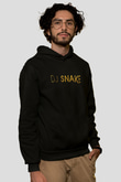 Snake Siyah Unisex Kapüşonlu Sweatshirt