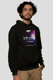Snake Siyah Unisex Kapüşonlu Sweatshirt