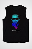 Snake Siyah Unisex Kolsuz Tişört