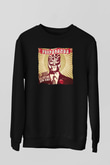 Snake Siyah Unisex Sweatshirt