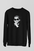 Snake Siyah Unisex Sweatshirt