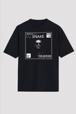 Snake Siyah Unisex Tişört T-Shirt - TişörtFabrikası